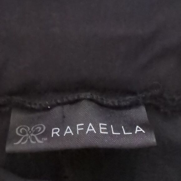 Rafaella Black Straight Cut Dress Pants - Picture 6 of 7
